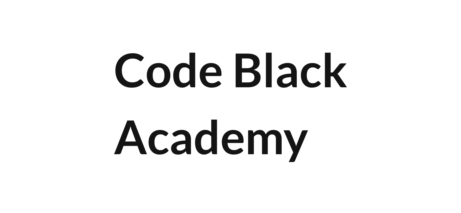 Code Black Academy Case Study PDF